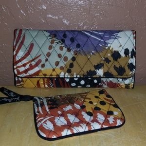 Vera Bradley Trifold Wallet & Coin Purse